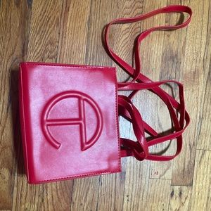 Red telfar bag mini